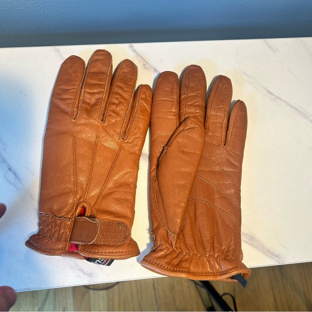 Leaf 3/$15 Eddie Bauer Leather Gloves - Picture 6 of 14